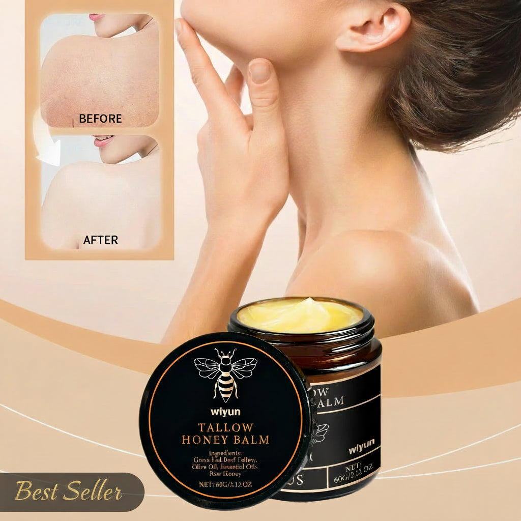 Cremă Hidratantă Beef Tallow & Miere – Glow, Fermitate & Nutrire Profundă