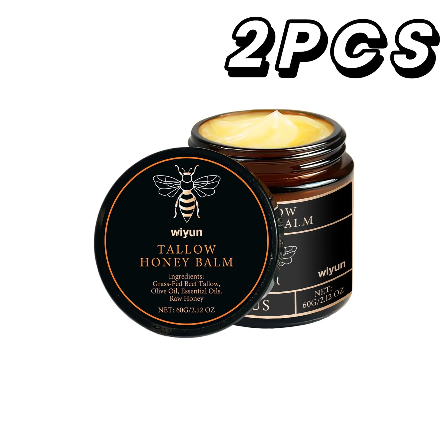 Cremă Hidratantă Beef Tallow & Miere – Glow, Fermitate & Nutrire Profundă