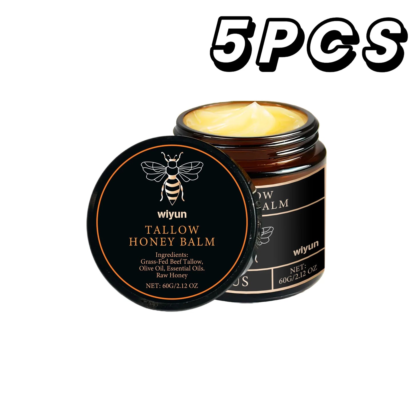 Cremă Hidratantă Beef Tallow & Miere – Glow, Fermitate & Nutrire Profundă