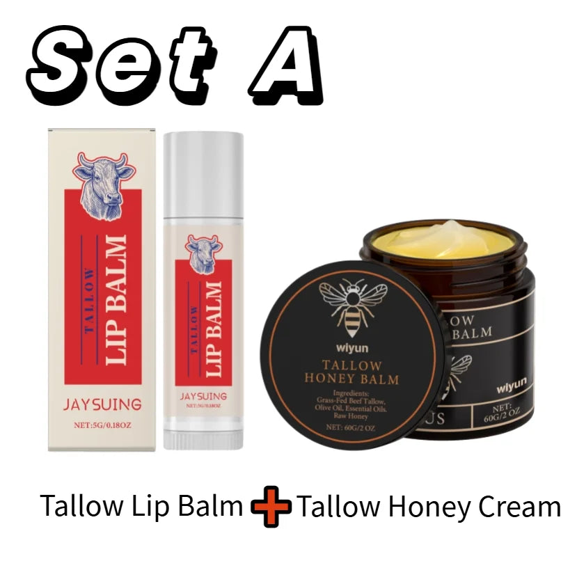Cremă Hidratantă Beef Tallow & Miere – Glow, Fermitate & Nutrire Profundă