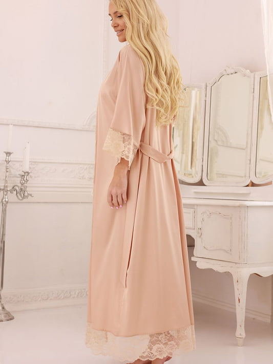 Halat lung satin model 218049 Kalimo