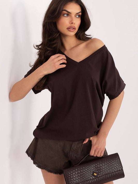 Bluză Casual cu Decolteu V model 226685 Rue Paris