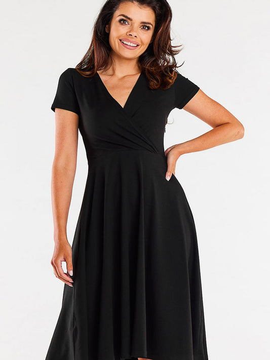 Rochie Midi cu Mâneci Scurte model 181302 Infinite You